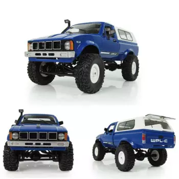 Полноразмерный Радиоуправляемый автомобиль для WPL C24 1/16 2,4G 4WD, электрический багги для скалолазания, тропический внедорожник, Радиоуправляемый грязевой грузовик для детей