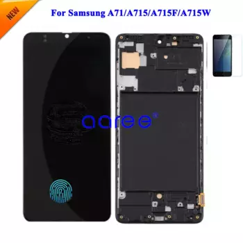 Полноразмерный ЖК-дисплей AMOMLED OLED для Samsung A71 2020 A715 ЖК-дисплей A715F ЖК-экран для Samsung A715 A715F ЖК-экран с сенсорным дигитайзером в сборе