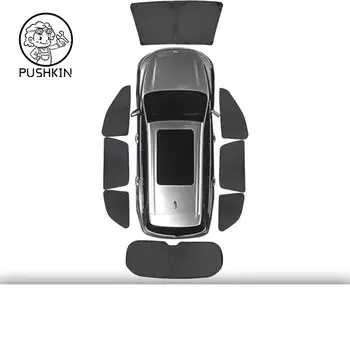 Полностью Черный Автомобильный солнцезащитный козырек для Lixiang L7 L8 L9 L6 2024, занавески для боковых окон, защита от солнца спереди и сзади, теплоизоляция, солнцезащитный козырек