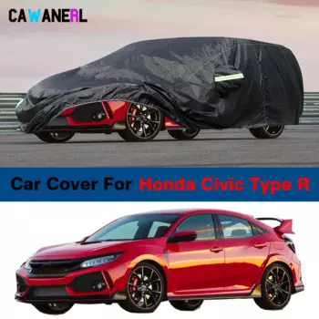 Полностью водонепроницаемый автомобильный чехол, защита от УФ-лучей, солнца, дождя, снега, ветра, чехол для Honda Civic Type R 1997-2024