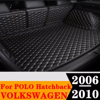Полный комплект автомобильного коврика в багажник для Volkswagen VW POLO Hatchback 2010 2009 2008 2007 2006, задний багажник, коврик для багажника