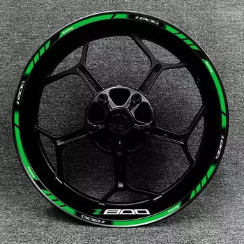 Полный комплект для Kawasaki Z800, наклейка с логотипом обода мотоцикла, декоративная наклейка на ступицу колеса 800z, многоцветные Водонепроницаемые Светоотражающие наклейки