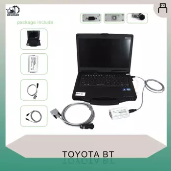 Полный комплект для ноутбука Cf53, Диагностический кабель для Toyota Bt Canbox Usb Arm7, диагностический сканер