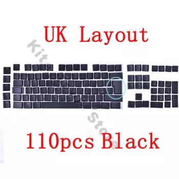 Полный комплект, G915 110 шт. колпачков для клавиш PBT, Европейская версия для беспроводной клавиатуры Logitech G813 G913 G815 G915 RGB