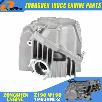 Полный комплект головки блока цилиндров для мотоцикла, диаметр цилиндра 62 мм, ZongShen ZS 190cc Z190 W190 1P62YML-2, двигатель Dirt Pit Bike Atv Quad