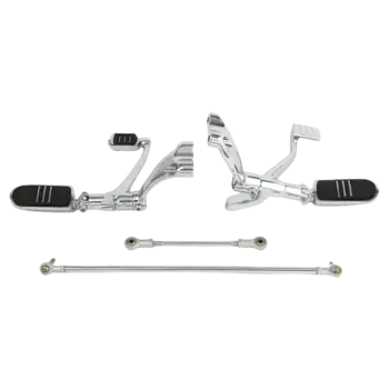 Полный комплект переднего управления мотоцикла, колышки, рычаги, рычаги, черный/хромированный для Harley Davidson Sportster XL883 1200 2004-2013