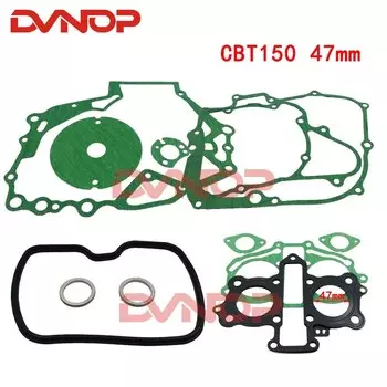 Полный комплект прокладок CBT125 CB125T для мотоцикла Honda 125cc CBT 125 CBT150, Уплотнение двигателя, запасные части, включая прокладку цилиндра
