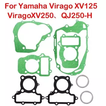Полный комплект прокладок для мотоцикла Yamaha Virago XV250 V Star 250 Route 66 Qianjiang QJ250-H QJ250-L QJ250-J 2V49FMM