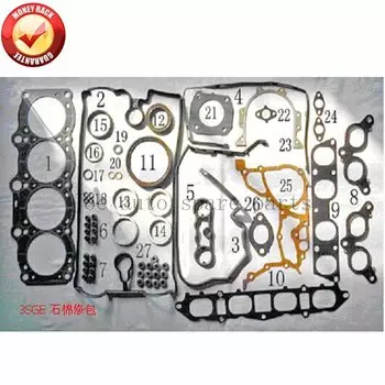 Полный комплект прокладок двигателя 3SGE для Toyota CELICA ST182 MR2 REV 2 GT 2.0L 16V 1998cc 89-2000 04111-74390 04111-74220 50251500