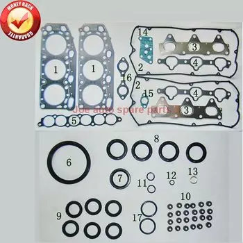 Полный комплект прокладок двигателя 6A12 для PROTON PERDANA v6 Mitsubishi GALANT V 2.0L MD 971346 50161600 430207 П 01-52790-01 015297001