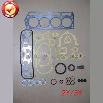 Полный комплект прокладок двигателя для Daihatsu Fourtrak/Delta Toyota Cressida/Liteace/Hilux/Hiace/DYNA/Master 2.0L1.8L 50098600, 2Y, 3Y