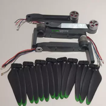 Полный комплект S155 GPS Дрон RC Квадрокоптер запасные части передний задний бесщеточный рычаг двигателя AB + 8 шт. CW CCW пропеллеры лезвия аксессуары