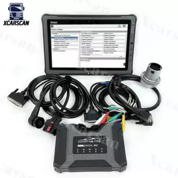 ПОЛНЫЙ КОМПЛЕКТ Super MB PRO M6 + Getac F110 планшет WiFi DOIP Connect MB Star M6 XENTRY главный тест новый обновленный инструмент для диагностики автомобилей и грузовиков