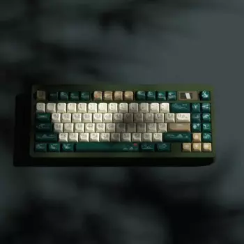 Полный набор колпачков для клавиш Ancient Baidi City, колпачки для клавиш с профилем PBT Dye Sub Cherry для механической клавиатуры MX