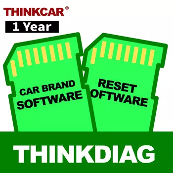 Полный Программное обеспечение Thinkcar Thinkdiag, 1 год обновления, сканер OBD2, диагностический инструмент OE уровня, 15 сбросов, поддержка 115 брендов автомобилей