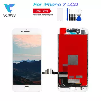 Полный ЖК-дисплей для iPhone 7, 50 шт./лот, 3D сенсорный экран с дигитайзером в сборе, дисплей без мертвых пикселей, зеркальный Ремонт ЖК-дисплея