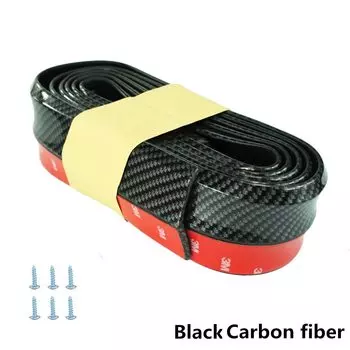 Полоса для переднего бампера из углеродного волокна, ширина 60 мм, длина 2,5 м