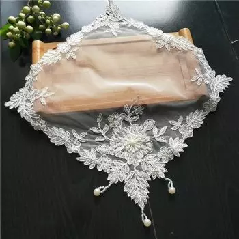 Полосатая сетчатая подвеска из бисера Posavasos