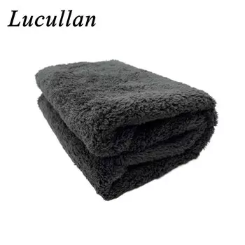 Полотенце из микрофибры, 60x40 см, 500 г/м2, ультрамягкое полотенце без краев, идеально подходит для мойки, сушки и детализации автомобилей