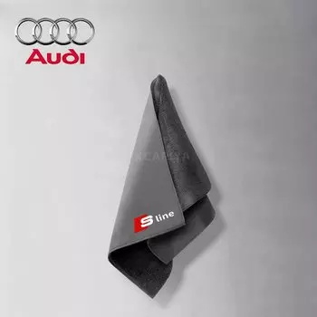 Полотенце из микрофибры для мытья автомобиля Audi S3 S4 S5 S6 RS3 RS4 RS5 Q2 Q3 Q5 Q7 Q8 SQ5 TT A3 A4 A5 A6 A7 A8