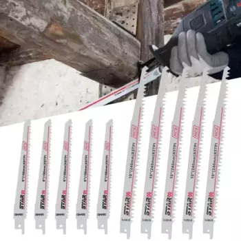 Полотна для сабельной пилы S644D & S1531L, 10 шт.