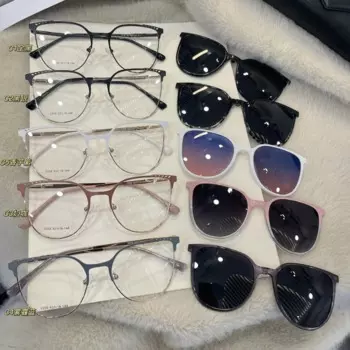 Поляризованные солнцезащитные очки с магнитной застежкой, зеркальные солнцезащитные очки для мужчин и женщин, солнцезащитные очки с прозрачными линзами для вождения