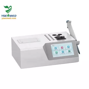 Полуавтоматический двухканальный анализатор коагуляции крови YSENMED YSTE502D, клинический портативный, цена
