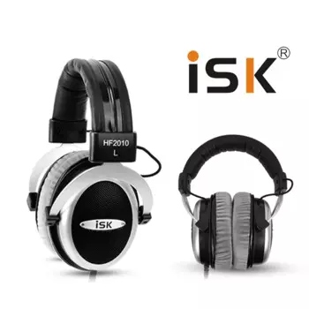 Полуоткрытые мониторные наушники ISK HF2010, Hi-Fi стереонаушники, студийная запись, Аудио гарнитура, шумоподавляющие наушники