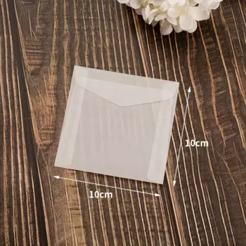 Полупрозрачные конверты для свадебных приглашений QKX Sulfuric Acid Paper