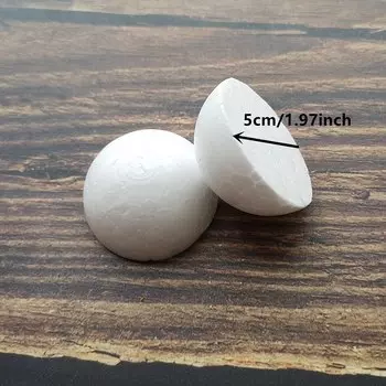 Полусферические шарики из пенопласта Felicoalice 50 шт., диаметр 3 см