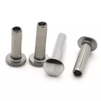 Полутрубчатые заклепки M2 M2.5 M3 M4 M5 304 из нержавеющей стали с овальной головкой, с круглой головкой и полуполым хвостовиком GB873