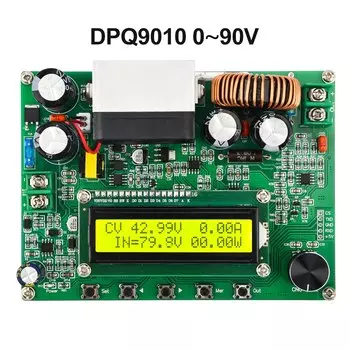 Понижающий модуль питания постоянного тока, 10-100 В до 0-90 в, понижающий преобразователь постоянного тока, электронная плата