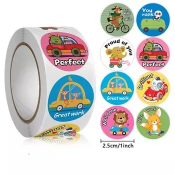 Поощрительные наклейки Tumoni 100-500 шт