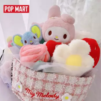 POP MART Sanrio плюшевый букет День Святого Валентина 520 подарок девочка кавайная кукла Caja Ciega экшн-фигурка детский сюрприз модель загадочная коробка