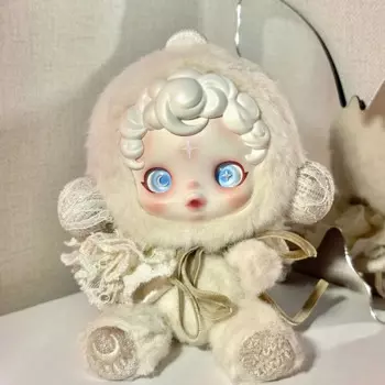 POPMART SKULLPANDA виниловый кулон с нежным краем, оригинальные игрушки, кукла, милая экшн-фигурка аниме, настольные украшения, коллекция, подарок