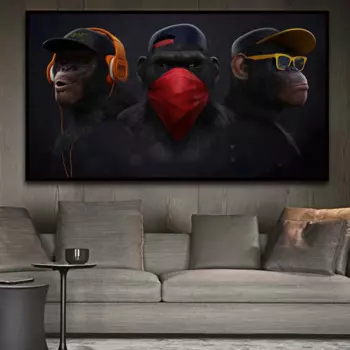 Настенный постер MINISO Обезьяна