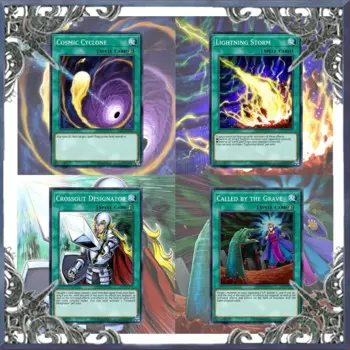 Популярная магическая карта Meta YGO Called by the Grave Crossout Designator Карточная игра Yugioh Легкая игра Не оригинальный Master Duel