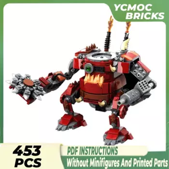 Популярные игры, модель Moc, строительные блоки, маленькие боевые ходунки, технология, модульные блоки, подарки, рождественские игрушки, Наборы для творчества, сборка