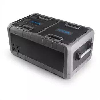 Популярный холодильник с двойной зоной, 12 В, морозильная камера, мини-морозильная камера для кемпинга, компрессор переменного и постоянного тока, 12 В, компрессорный холодильник для лодки, автофургона