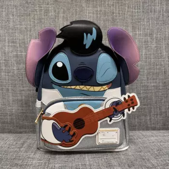 Популярный новый оригинальный рюкзак для отдыха Disney Stitch, милый мультяшный дизайнерский рюкзак с вышивкой, повседневный мини-рюкзак, модный подарок для детей