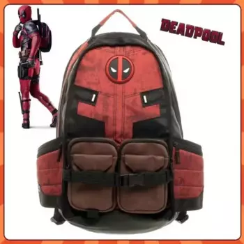 Популярный рюкзак Marvel Мстители Дэдпул Капитан Америка аниме Мультяшные рюкзаки для отдыха на открытом воздухе большой емкости дорожный рюкзак подарок
