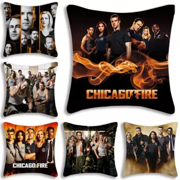 Популярный TV Chicago Fire наволочки мультяшный Диванный декоративный домашний двухсторонний принт короткая плюшевая Милая наволочка для подушки
