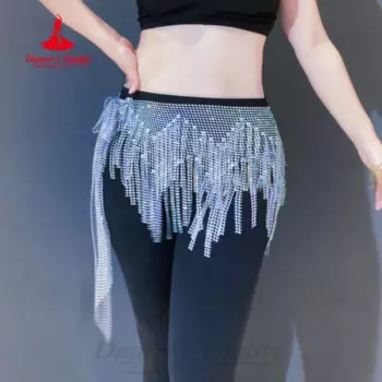 Пояс для выступлений BellyDance, треугольный набедренный шарф с кисточками, аксессуары для профессиональных тренировок для восточных танцев для взрослых и детей