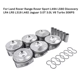 Поршень для Land Rover Range Rover Sport L494 L560 Discovery LR4 LR5 L319 L462 3,0 T V6 ,AJ126 LR041639 LR062617, 6 шт.