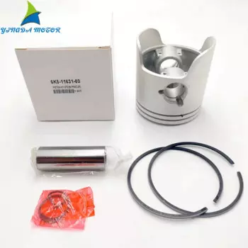 Поршень и кольцо 6K5-11631 6K5-11601 STD для подвесного мотора Yamaha 2T 60HP 3CYL Powertec Parsun T60 6K5-11631-03 6H3-11631-01-96