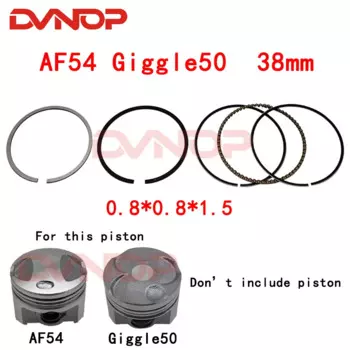 Поршневое кольцо мотоцикла для 50cc 60cc 70cc 80cc 100cc 125cc 37 мм 38 мм 39 мм 44 мм 47 мм 49 мм 50 мм 52 мм 52.4 мм 53,5 мм 56,5 мм 57 мм