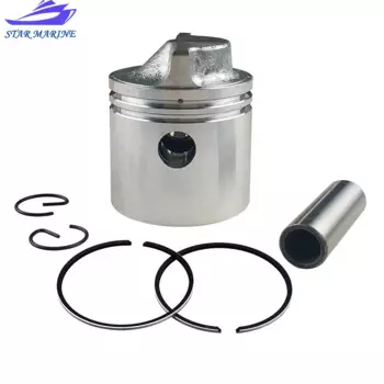 Поршневой комплект 6G0-11631 664-11631 (Std) 6G0-11610 67 мм для Yamaha подвесной 2-тактный 20HP 25HP 6G0-11631-00 6G0-11631-00-95 664-1163