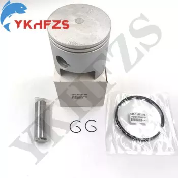 Поршневой комплект Std 688-11631 с кольцом 82 мм для лодочного двигателя Yamaha Parsun 75HP 85HP 90HP 688-11631-02 696-11631-00