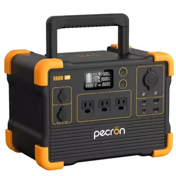 Портативная электростанция Pecron E600LFP, 614 Втч, солнечный генератор с розетками переменного тока 3X1200 Вт, выход USB-C PD, резервная батарея LiFePO4