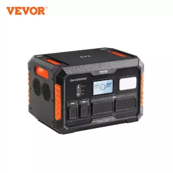 Портативная электростанция VEVOR, литий-ионный солнечный генератор высокой емкости для активного отдыха, кемпинга, путешествий, дома, чрезвычайных ситуаций